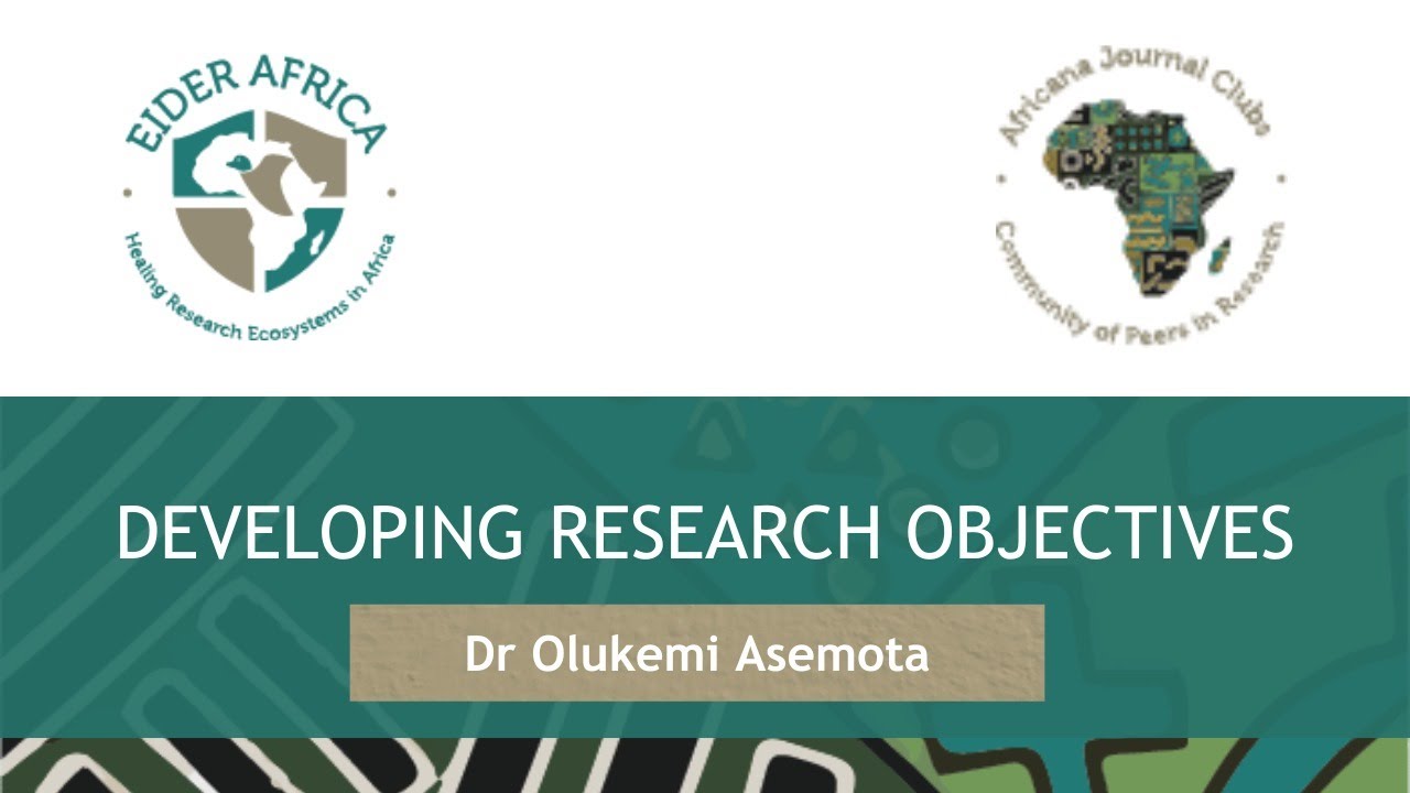 Developing Research Objectives