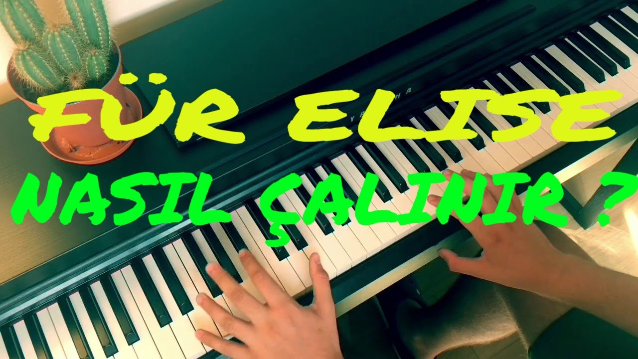 BEETHOVEN FÜR ELİSE 1. BÖLÜM NASIL ÇALINIR PİYANO (KOLAY PİYANO DERSİ)
