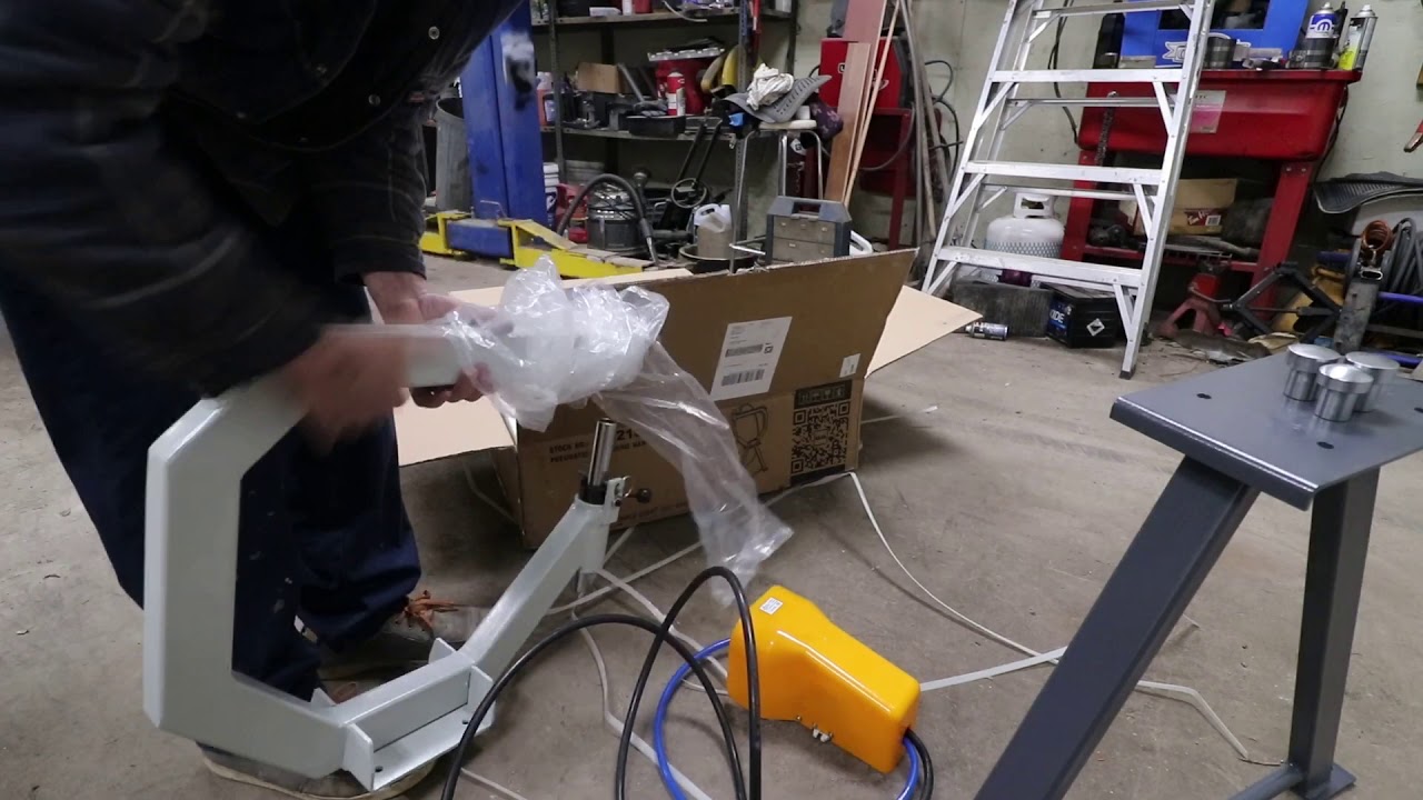 KAKA Pneumatic planishing hammer unboxing