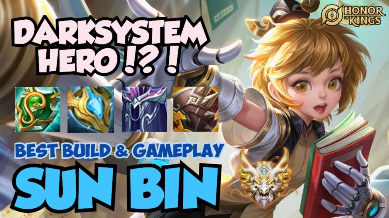 HOW TO PLAY SUN BIN LIKE A PRO PLAYER !! SUN BIN MVP GAMEPLAY IN EPIC RANK | HONOR OF KINGS GLOBAL