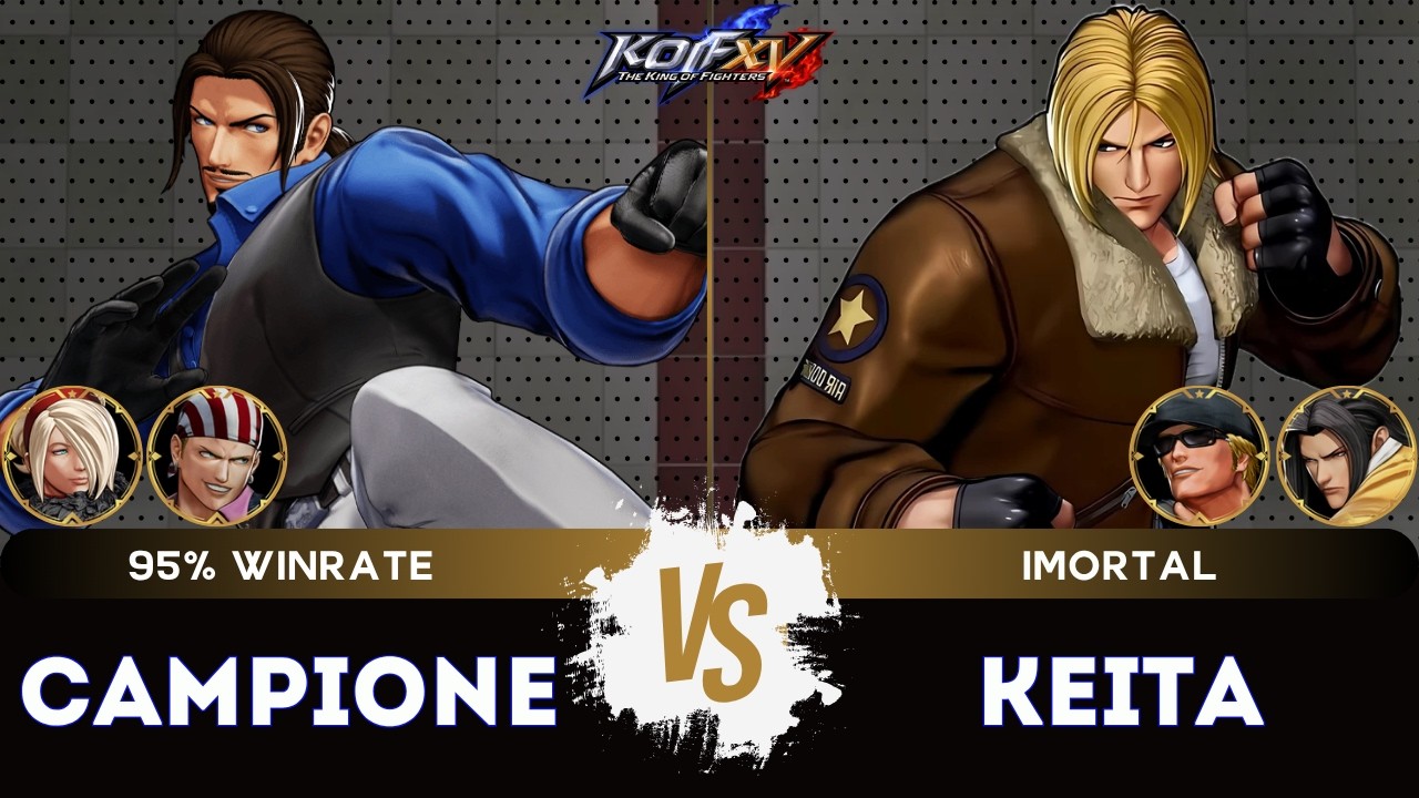 KOF XV ▰ CAMPIONE!! (Robert/Billy/Ash) 🆚 KEITA (Terry/Clark/Gato) 🎞️Replay Match - 4/26