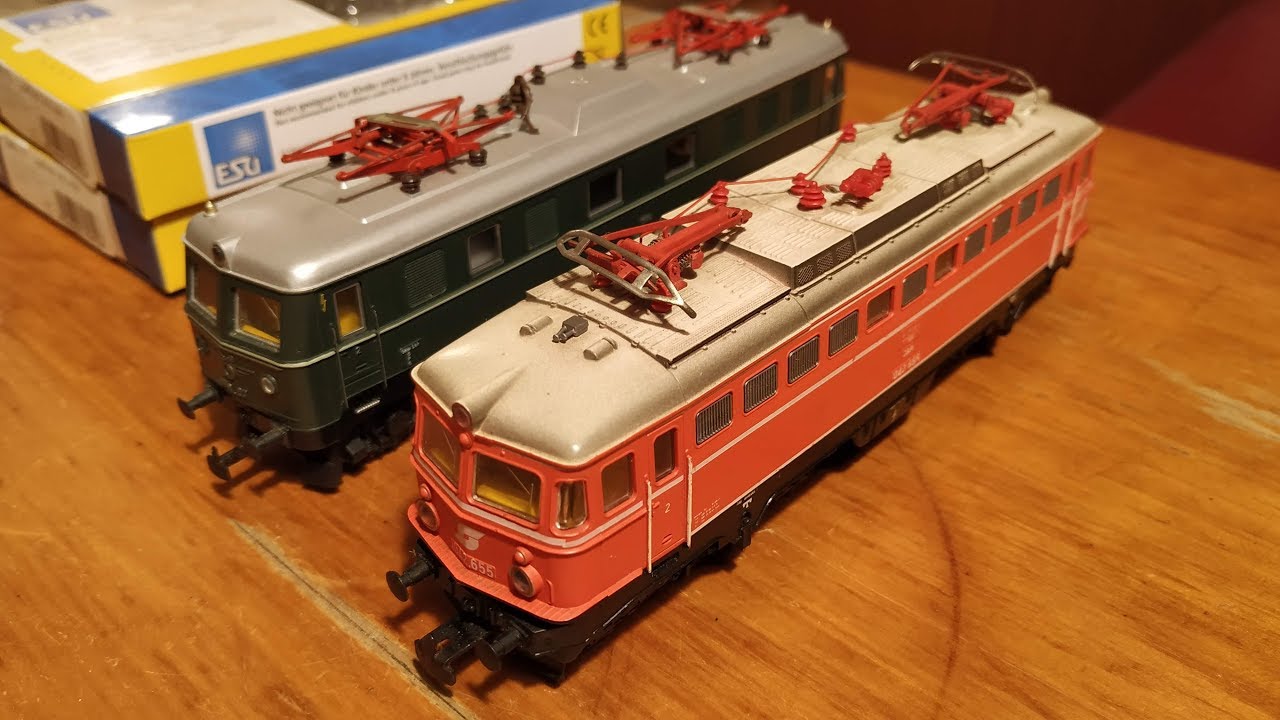 Langsamfahreigenschaften Kleinbahn 1010.07 und 1042.655 ÖBB mit ESU Lokpilot V4.0 M4