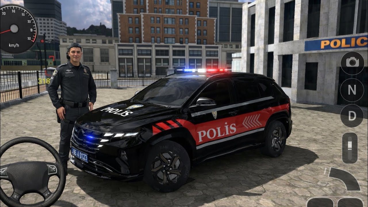 Türk Polisi Oynu TUFSON ile Devriye Atıyoruz 🫡🚔 #türkpolisiarabaoynu #devriye #policecar #türkpolis 