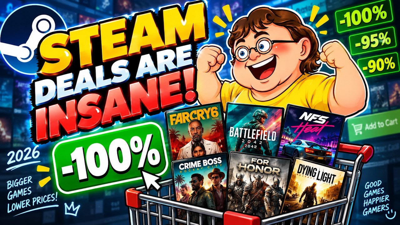 Best Steam Games on Sale Up to -100% OFF Right Now! 🔥