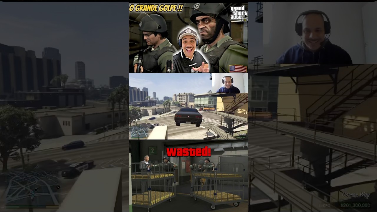 O Grande Golpe - GTA 5 modo hist&oacute;ria !! #gameplay #streams #dotoolivegame #gtav #rockstargame