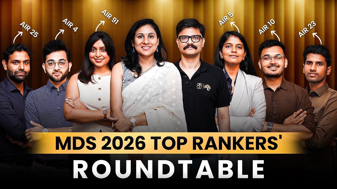 NEET MDS & INI-CET 2026 Toppers Reveal Everything | Strategy, Subjects, Notes & Advice