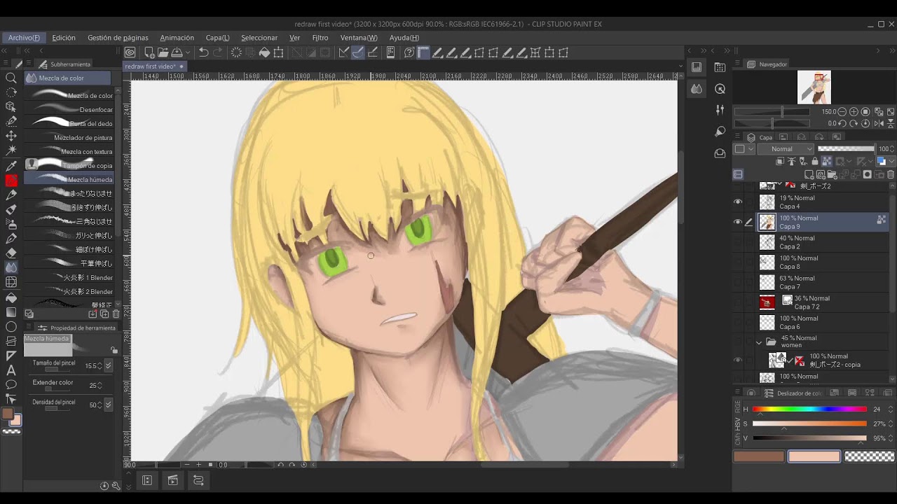 Redrawing My First YouTube Art After 3 Years