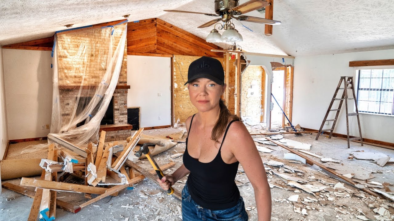 DESTROYING OUR HOUSE&hellip; DEMO TIMELAPSE 
