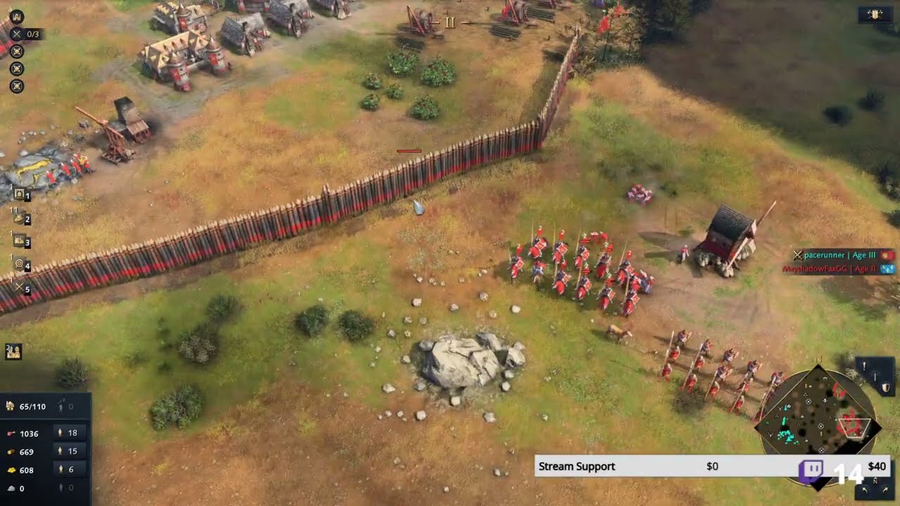 Лучшая каменная стена, которую я когда-либо построил в Age of Empire 4.