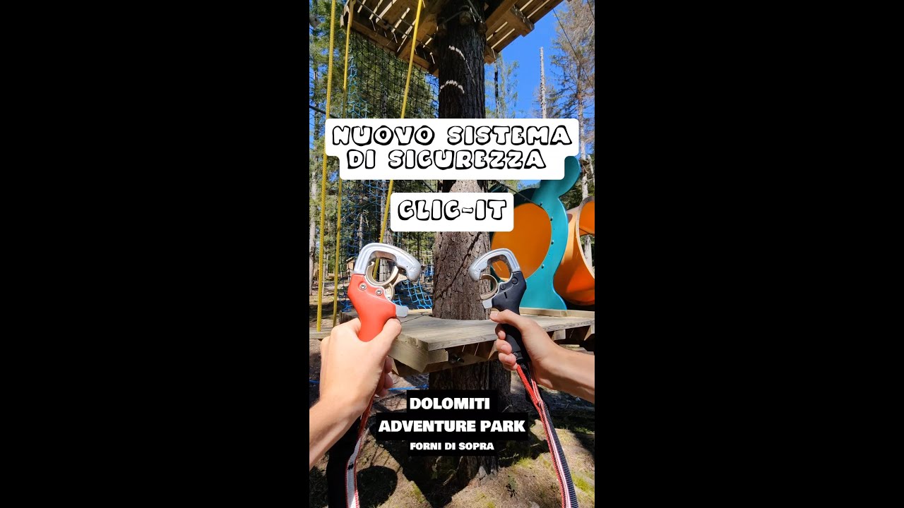Nuovi moschettoni intelligenti al Dolomiti Adventure Park