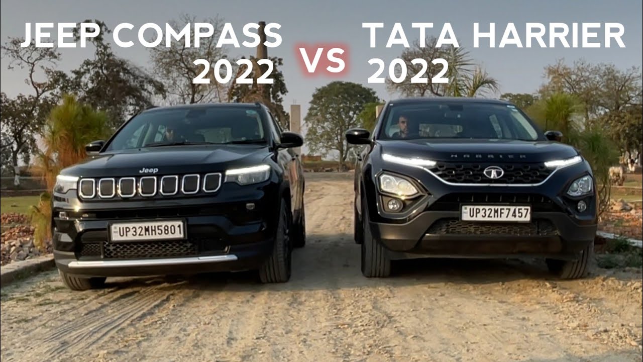 एक शेर तोह दूसरा सवा शेर...😎 || Tata Harrier vs Jeep Compass Comparison Review - Kaunsi Kharide?