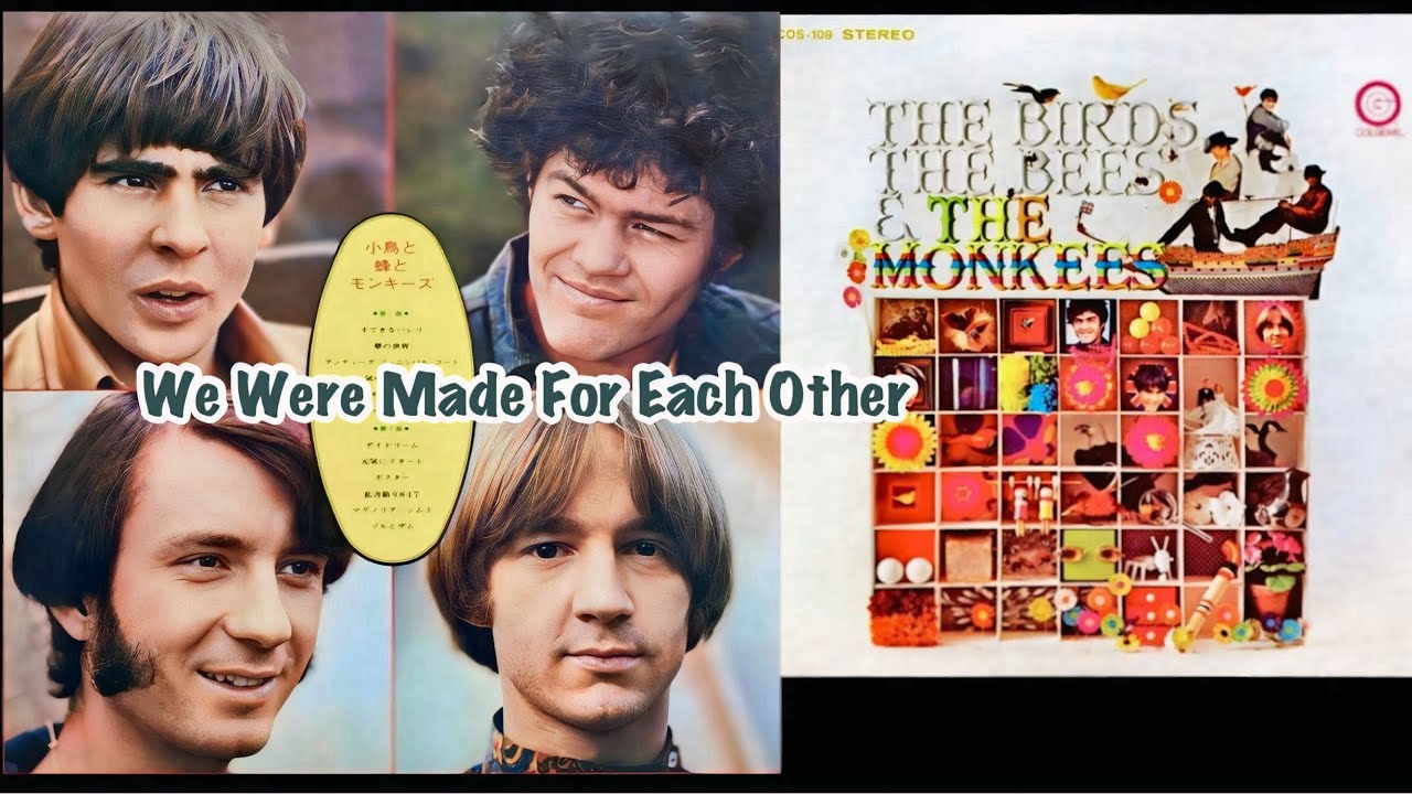 The Monkees - We Were Made For Each Other (Original sound source instrumental) with lyrics