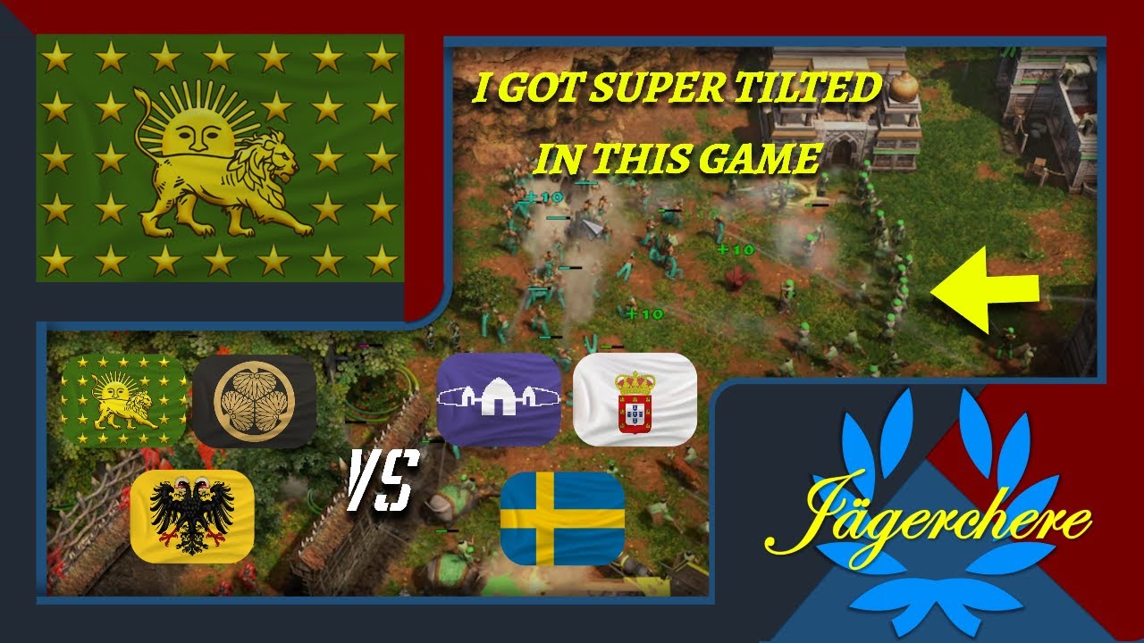 THE MOST TILTED I EVER GOT! | 3v3 Treaty with Indian | AOE III: DE