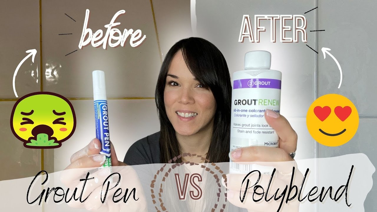 Make Grout Look New| Grout Pen vs Polyblend Grout Renew
