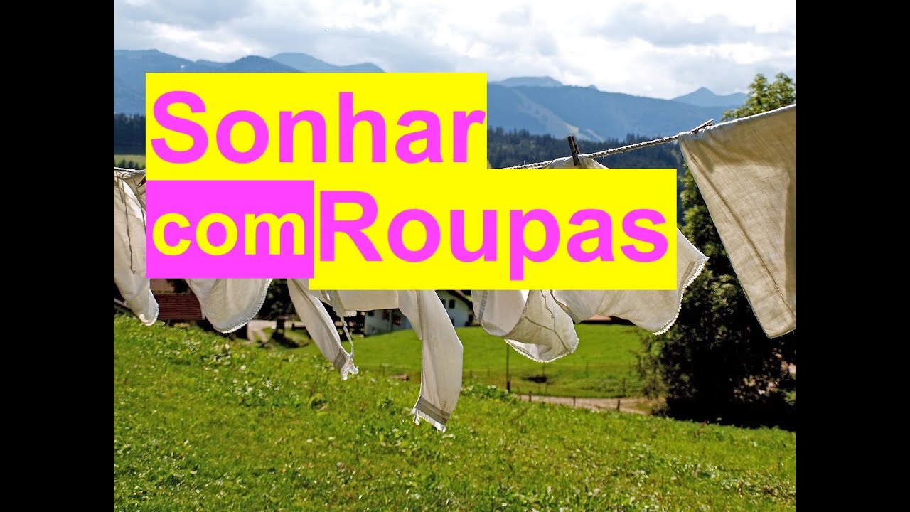 Sonhar com roupas