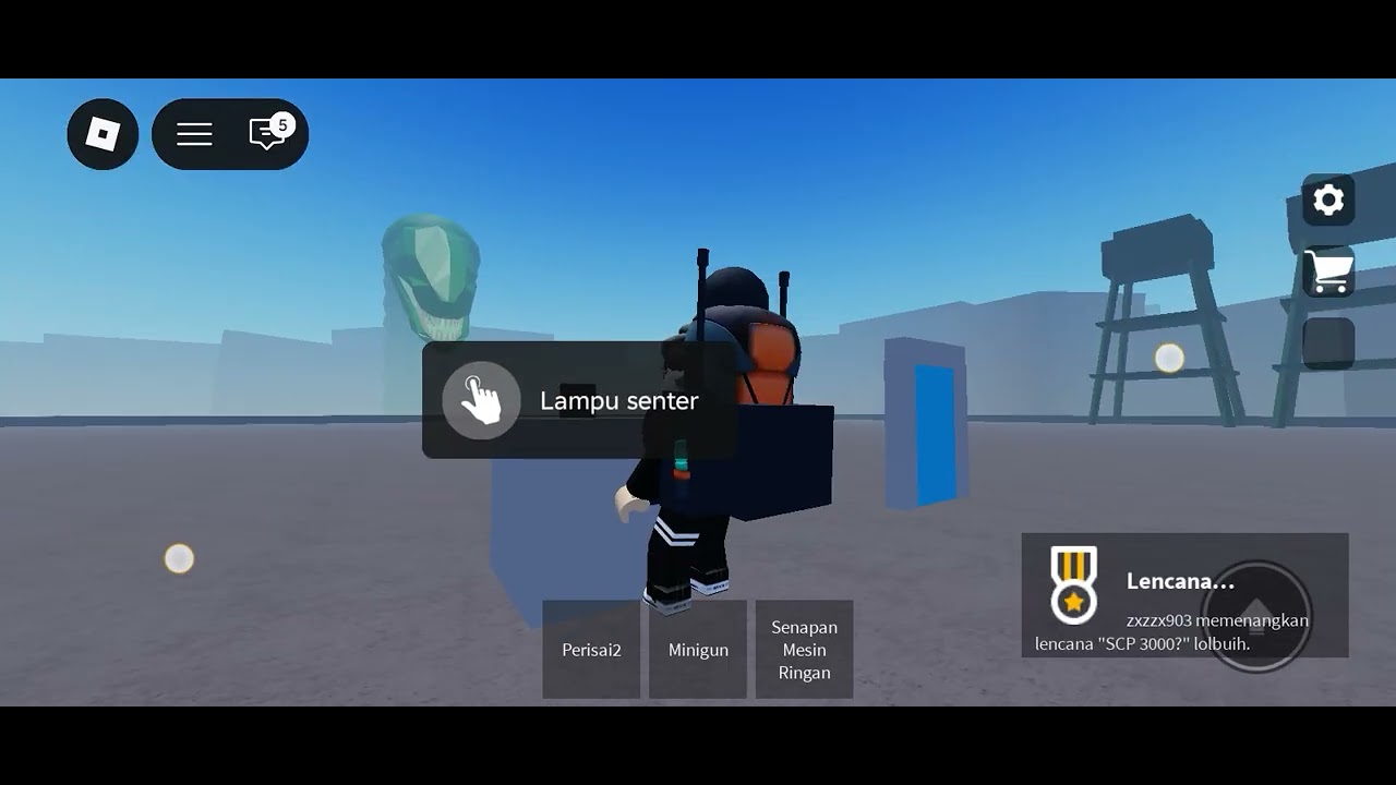 aku menjadi penjaga SCP di Roblox