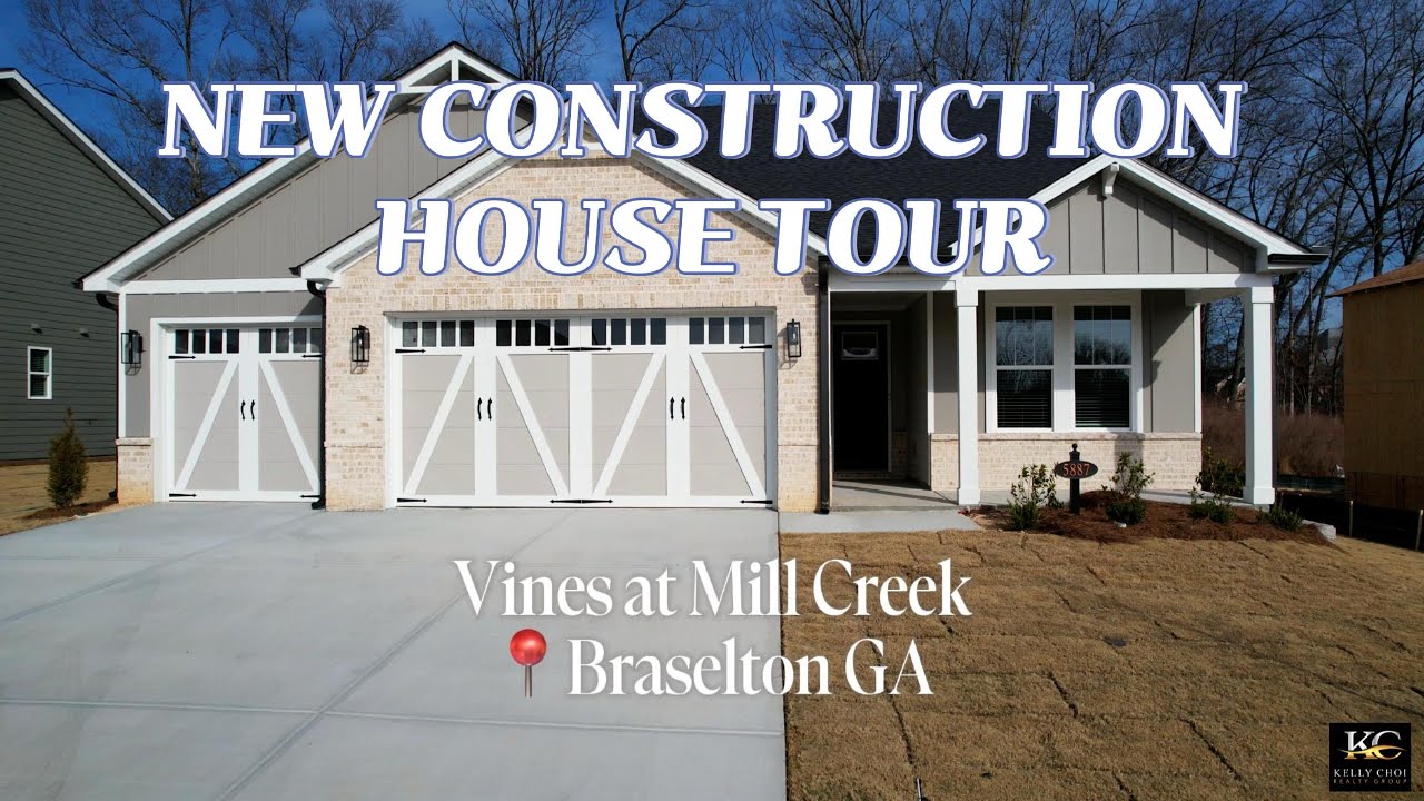 INSIDE A BRAND NEW 5 BEDROOM HOME IN BRASELTON GEORGIA | MERITAGE HOMES | $651K+