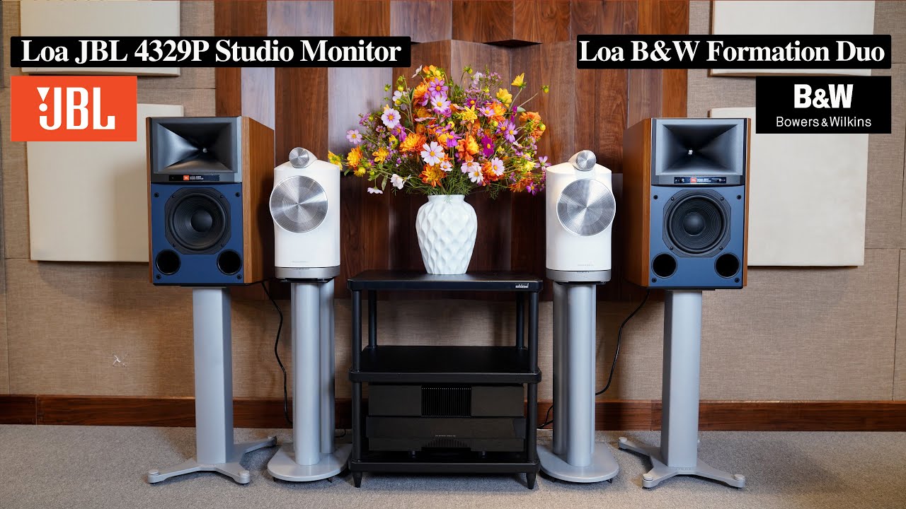Loa JBL 4329P Studio Monitor VS Loa B&W Formation Duo - Cuộc Đua Của Các Ông Lớn Loa Công Nghệ