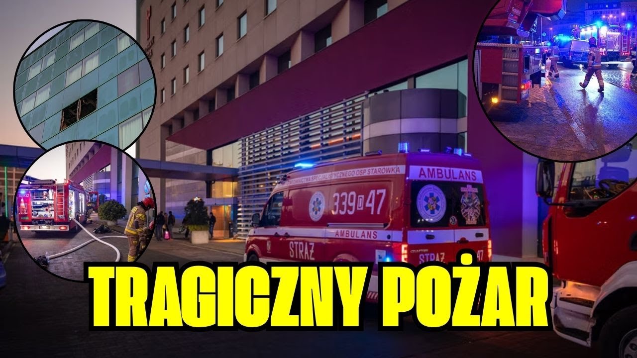 Tragiczny pożar w hotelu w centrum Wrocławia. Jedna osoba nie żyje