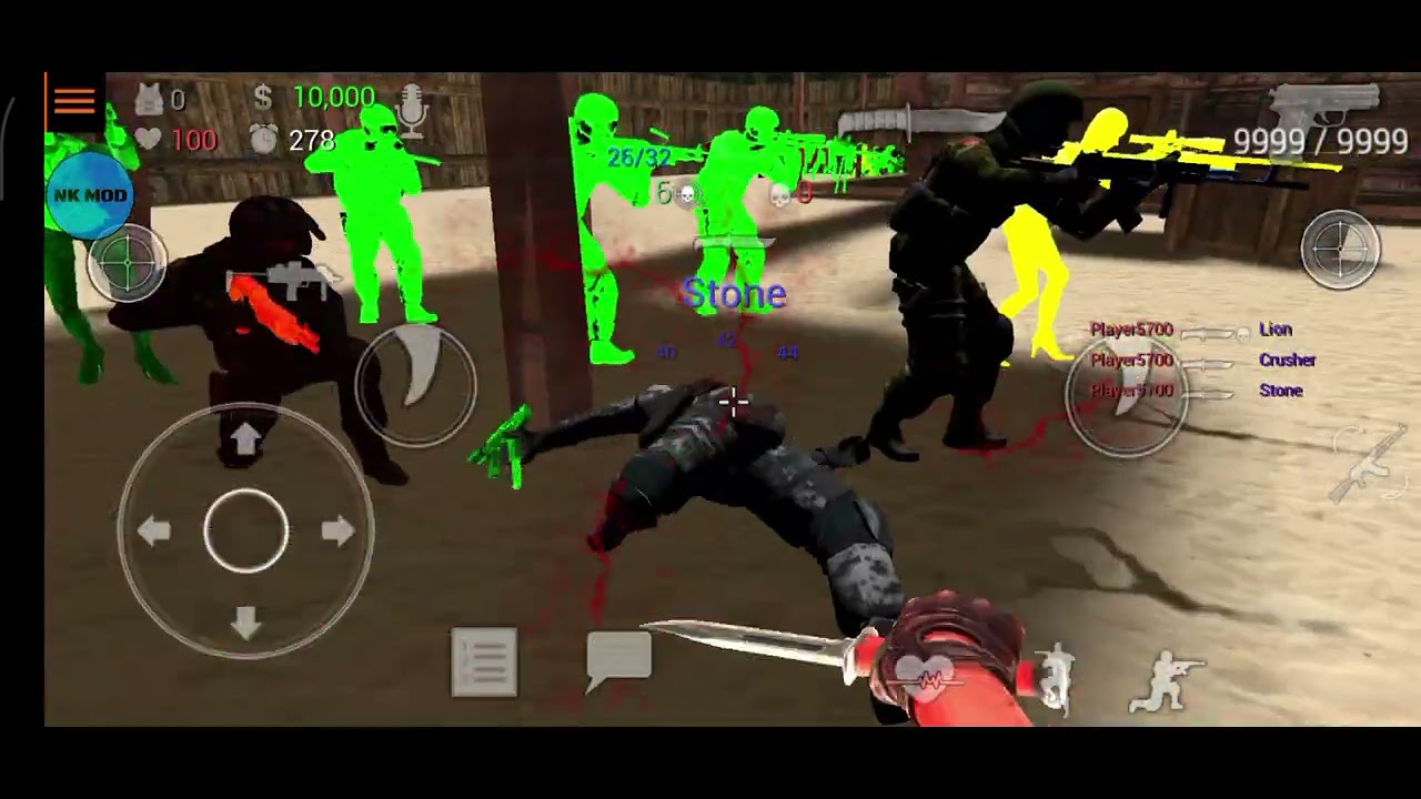 How Make Special forces group 2 mod menu to Ghost mod NK MOD (&lsquo;&lsquo;Gameplay Knives Offline)