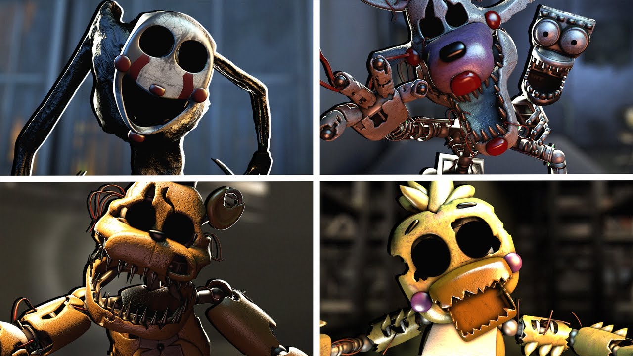 [SFM FNAF] FNaF Reaper Animatronics Counter Jumpscares