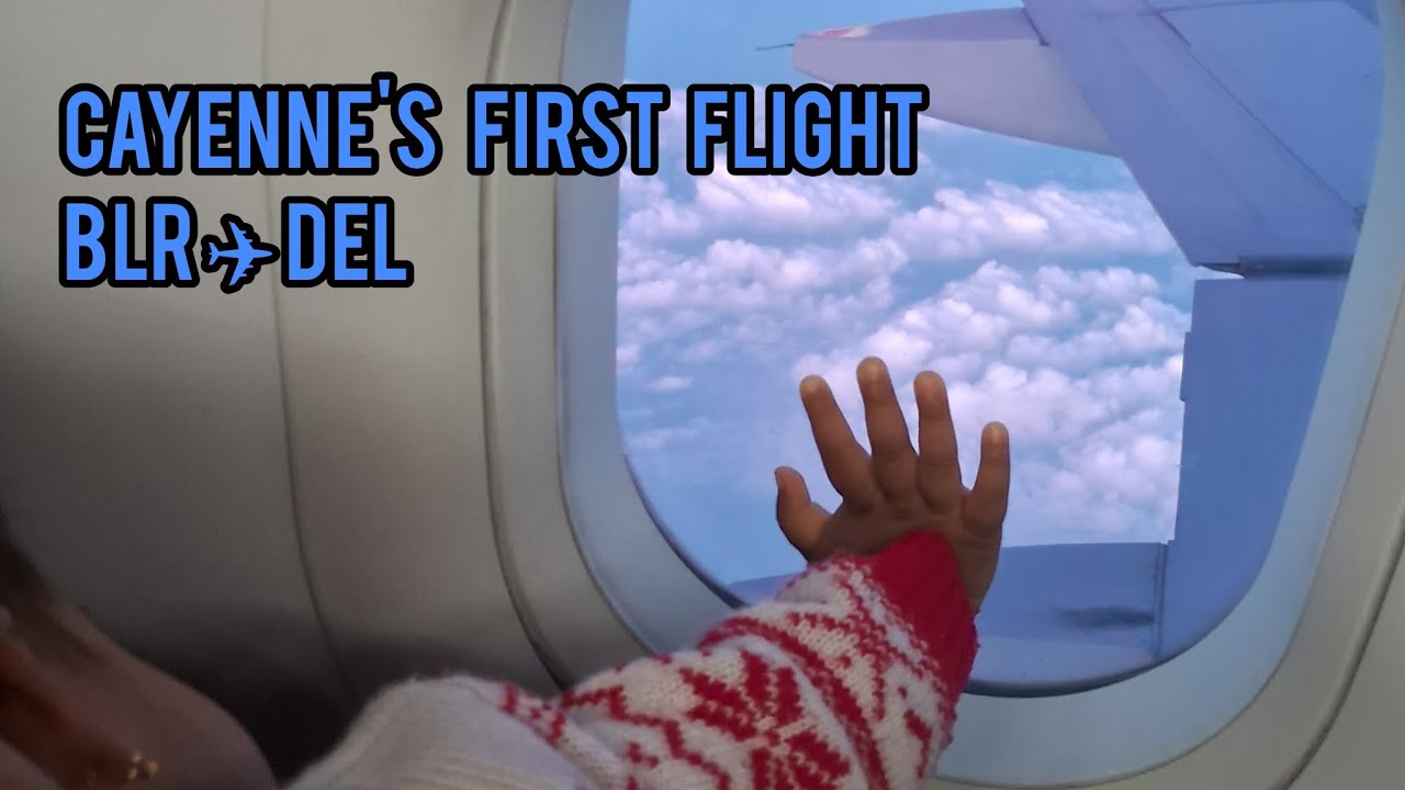 First Flight Journey | Air India | Capital city | Bangalore to Delhi |  Gudz & Stephz