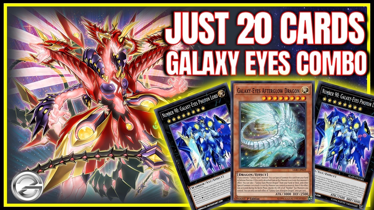 Всего 20 карт?! Колода Galaxy-Eyes Photon Dragon по-прежнему бьет как монстр!