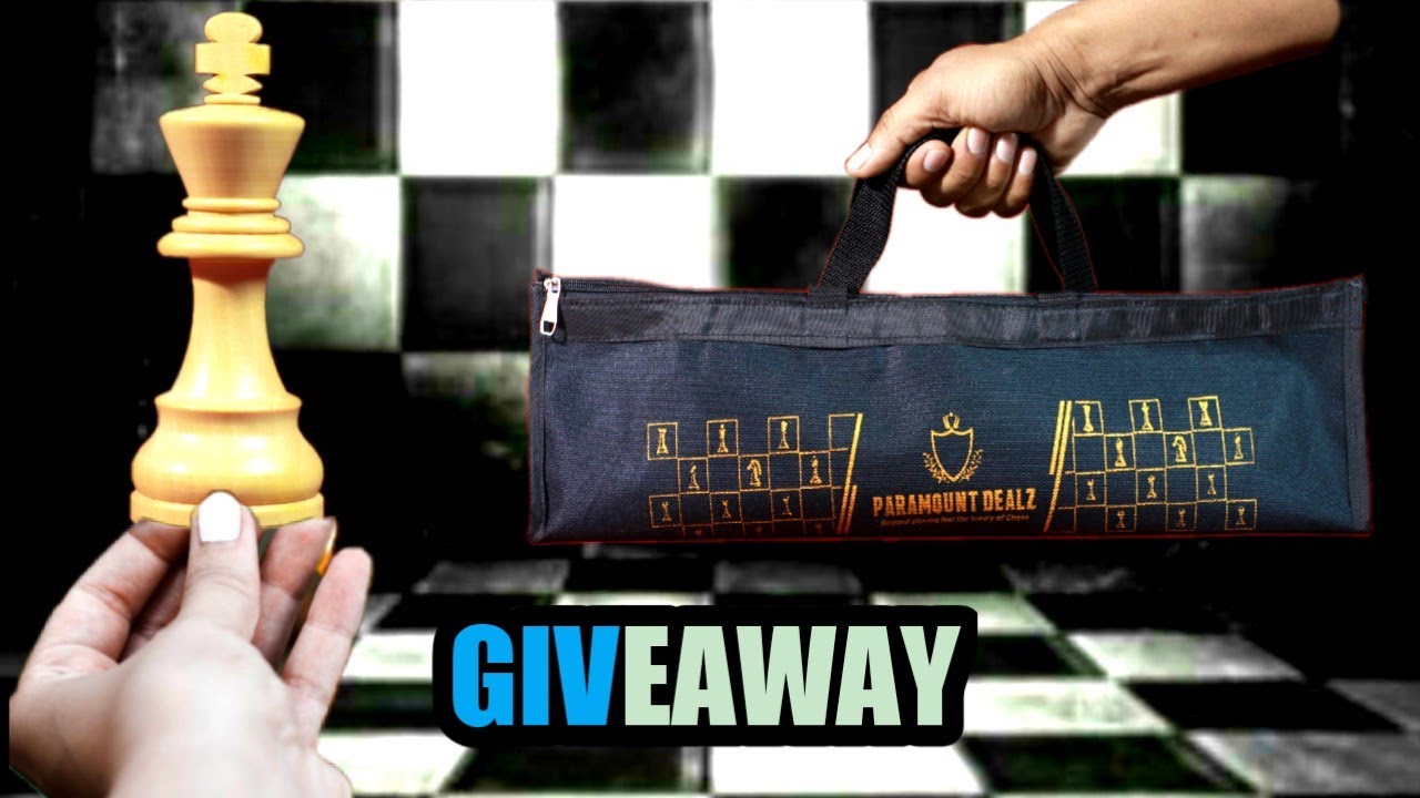 Amazing Wooden Chess Set & GIVEAWAY