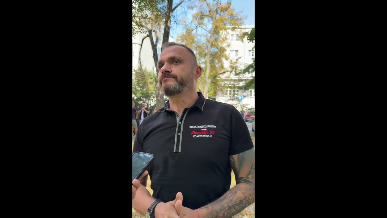 Rafał Jedwabny | Demonstracja g&oacute;rnik&oacute;w w Warszawie