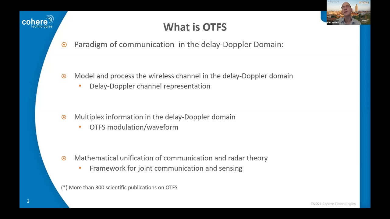 OTFS 2+1 Event: Invited talks by Prof. Ronny Hadani, Prof. Emanuele Viterbo, and panel discussion