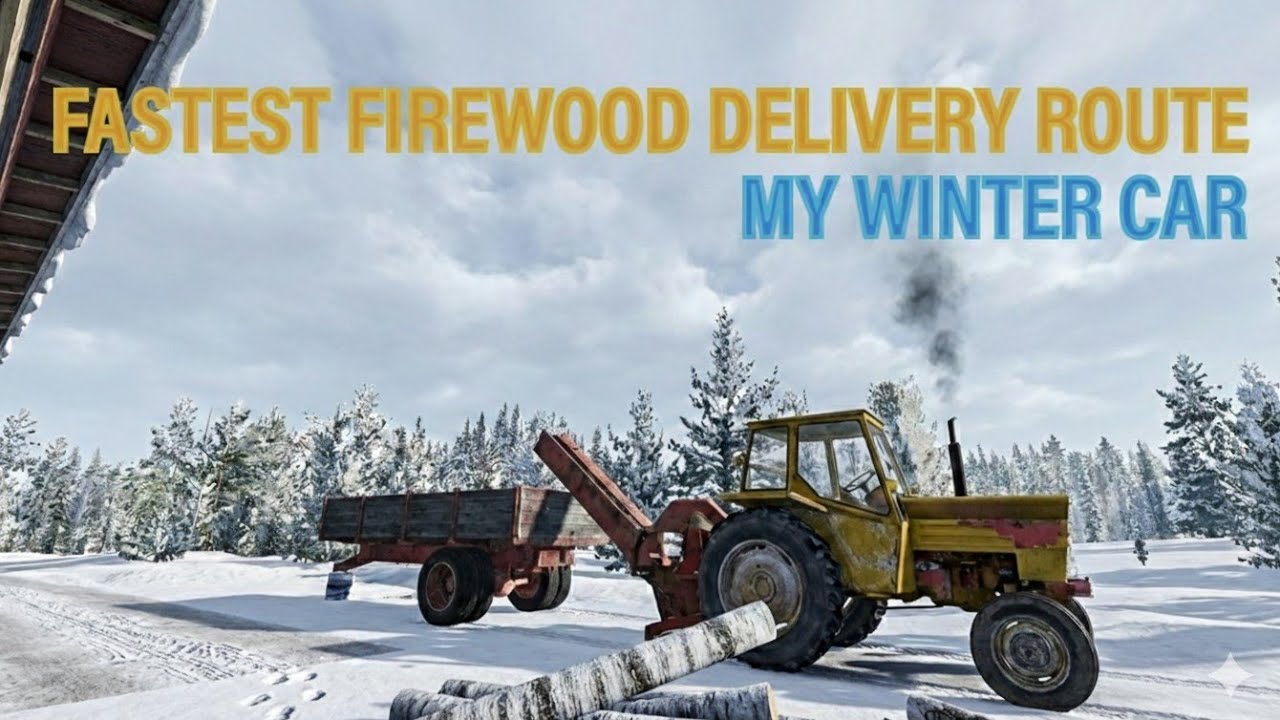Fastest Firewood Delivery Route / My Winter Car / Part 10