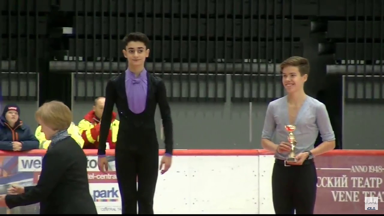 Tallinn Trophy Jr. Men's Victory Ceremony - December 1, 2018 - Артур Даниелян, Макар Игнатов