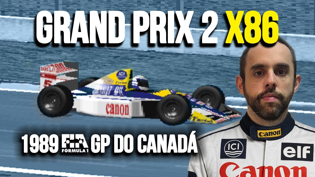 Grand Prix 2 x86 | F1 1989 | #06 GP do Canad&aacute; | A mar&eacute; de azar t&aacute; pesada, viu!