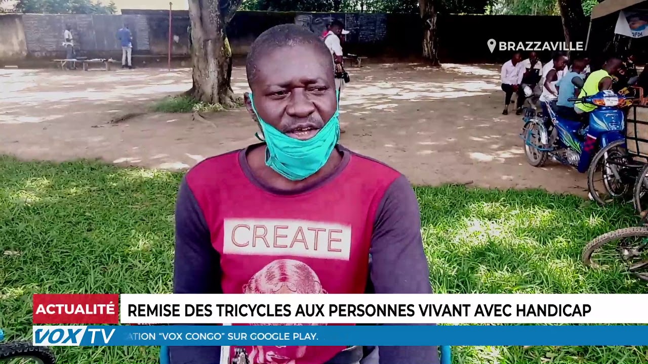 Remise des tricycles aux personnes vivant avec handicap