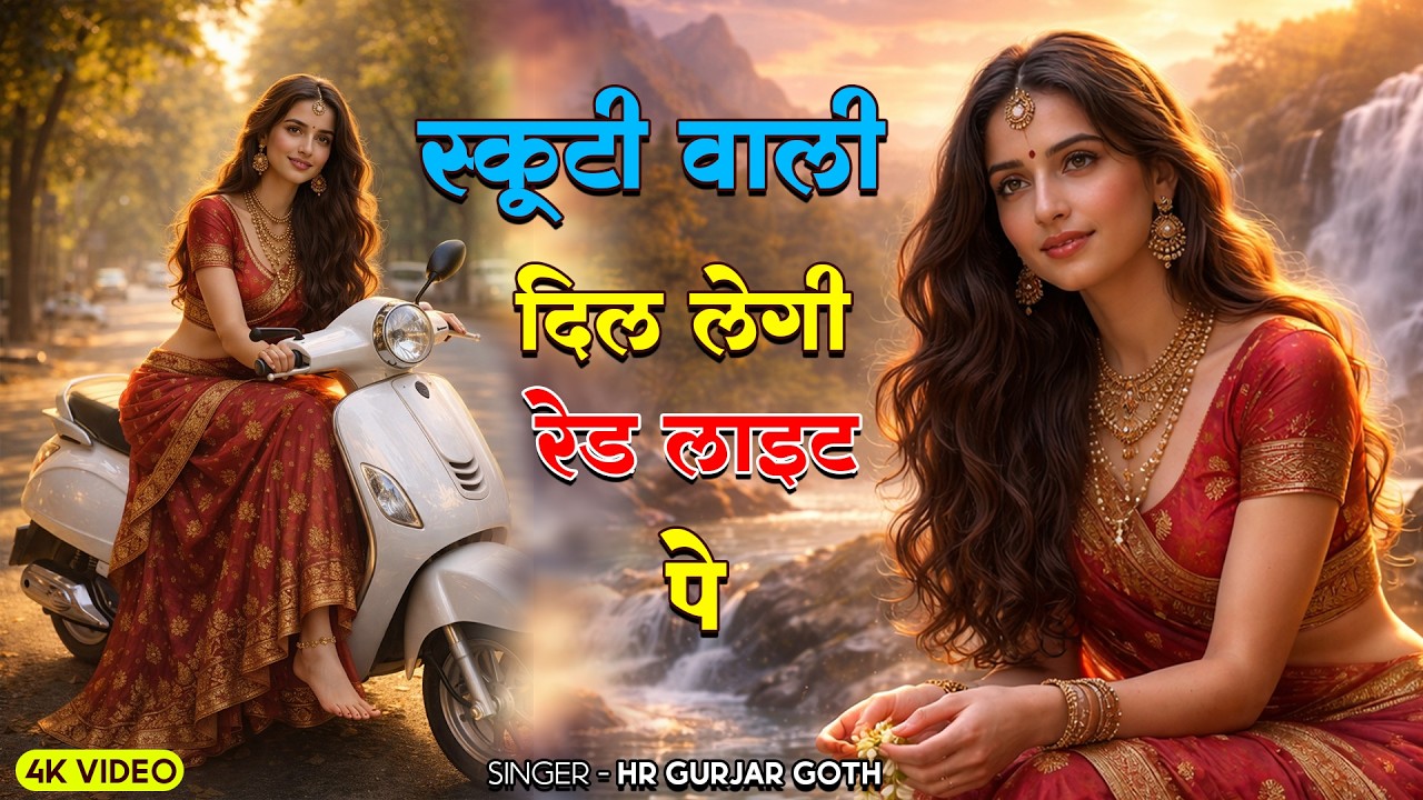 Instagram viral #trending song स्कूटी वाली दिल लेगी मोकु रेड लाइट पे मिल बड़गी Singer HR gurjar goth