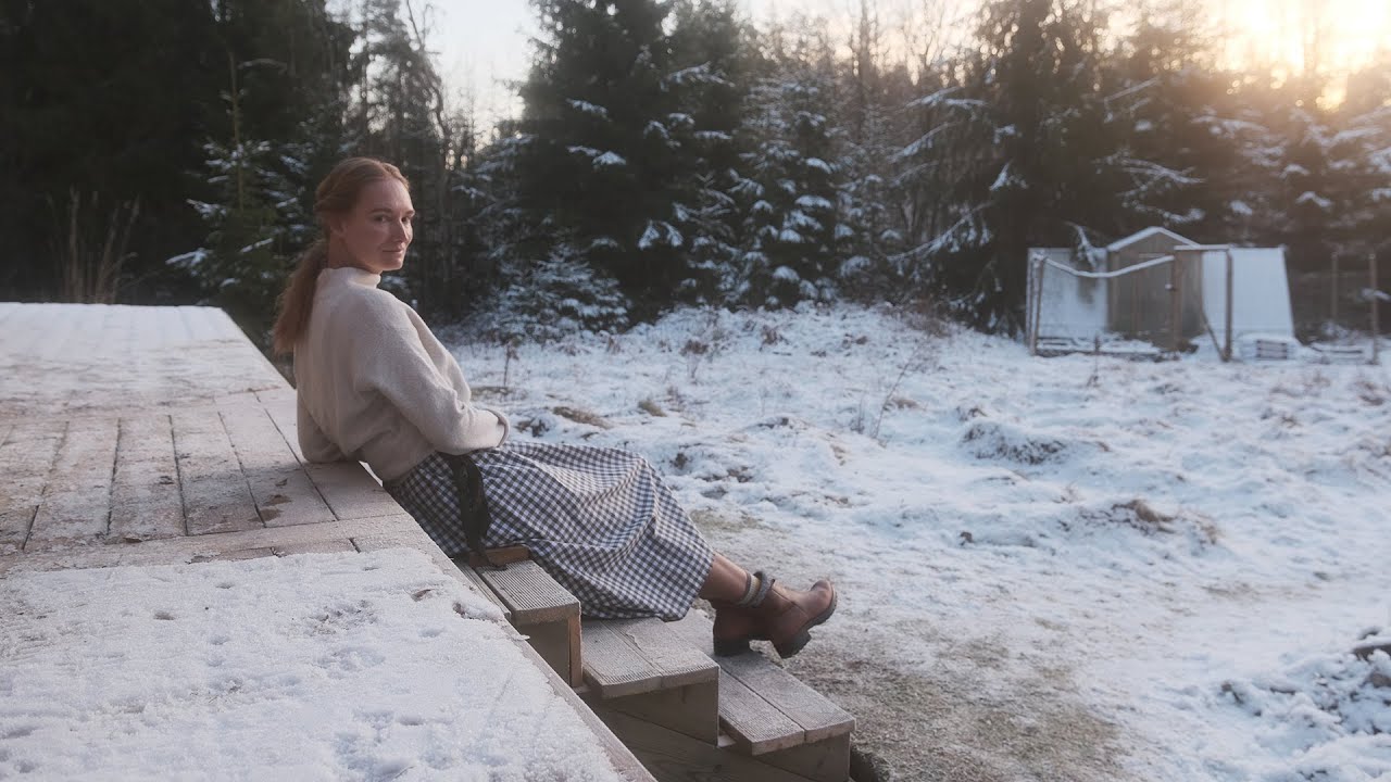 I made DIY stringers in the First Nordic Snow (Story 118)