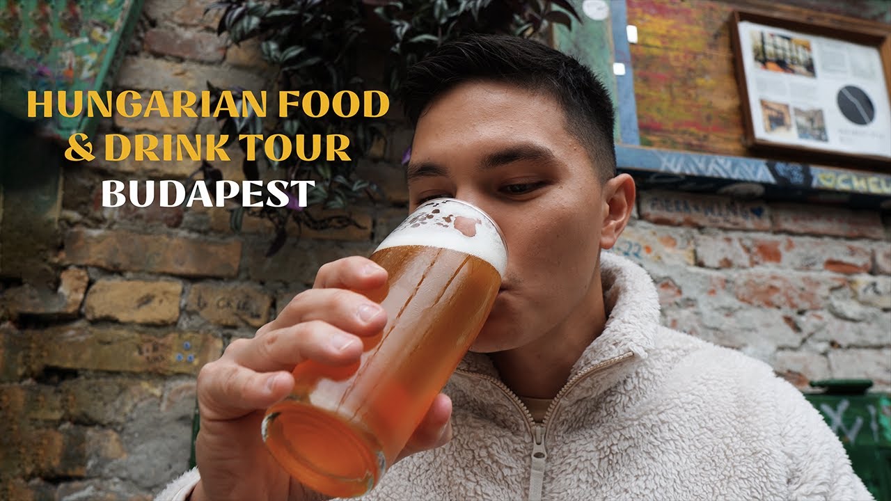 Can't Miss HUNGARIAN STREET FOOD & Natural Wine - BUDAPEST FOOD TOUR! Goulash, Langos & Big Meats!!