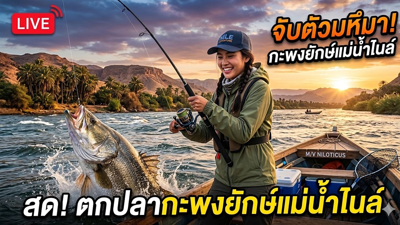 [ Live ] - Fishing Planet l ตกปลากระพงแม่น้ำไนล์