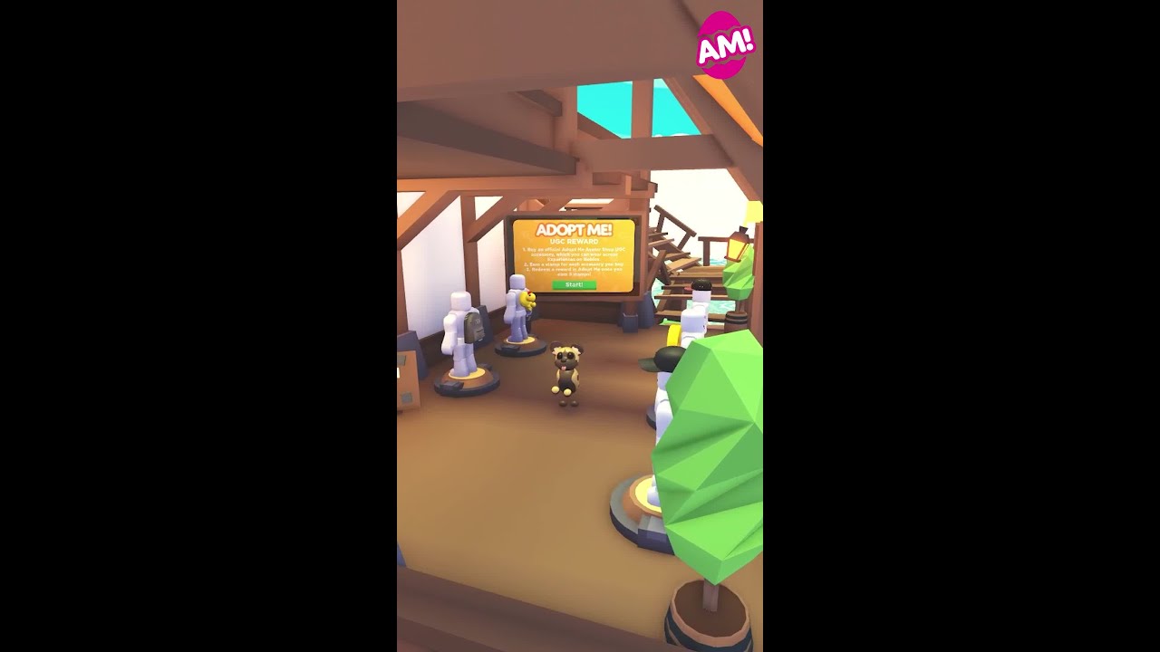 New UGC pet in the Accessories Shop! 🎀 Redeem an African Wild Dog pet per 5 UGC items bought 🐾