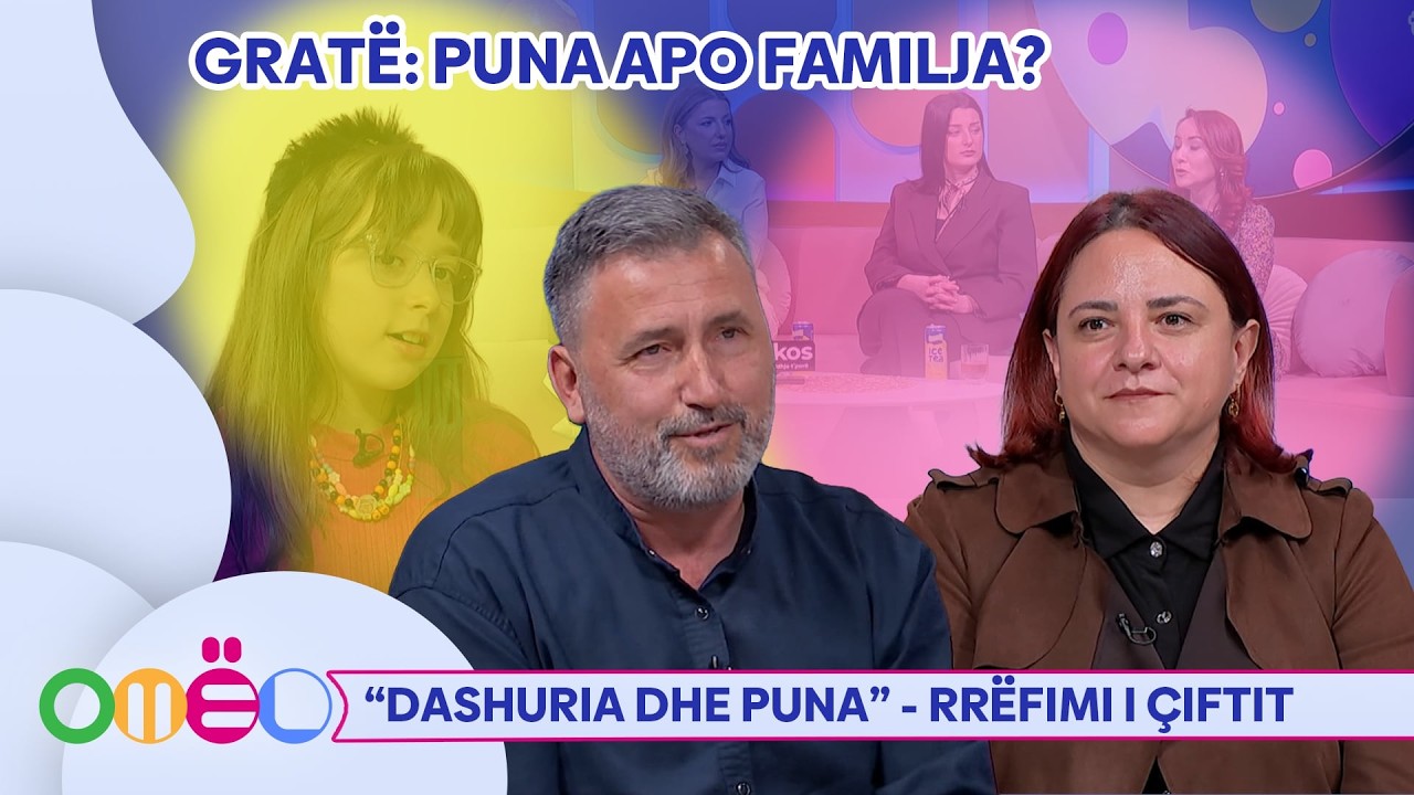 “OMËL: Rrëfimi i çiftit që punën dhe sfidat i kalojnë së bashku /Debat: Gratë mes punës dhe familjës