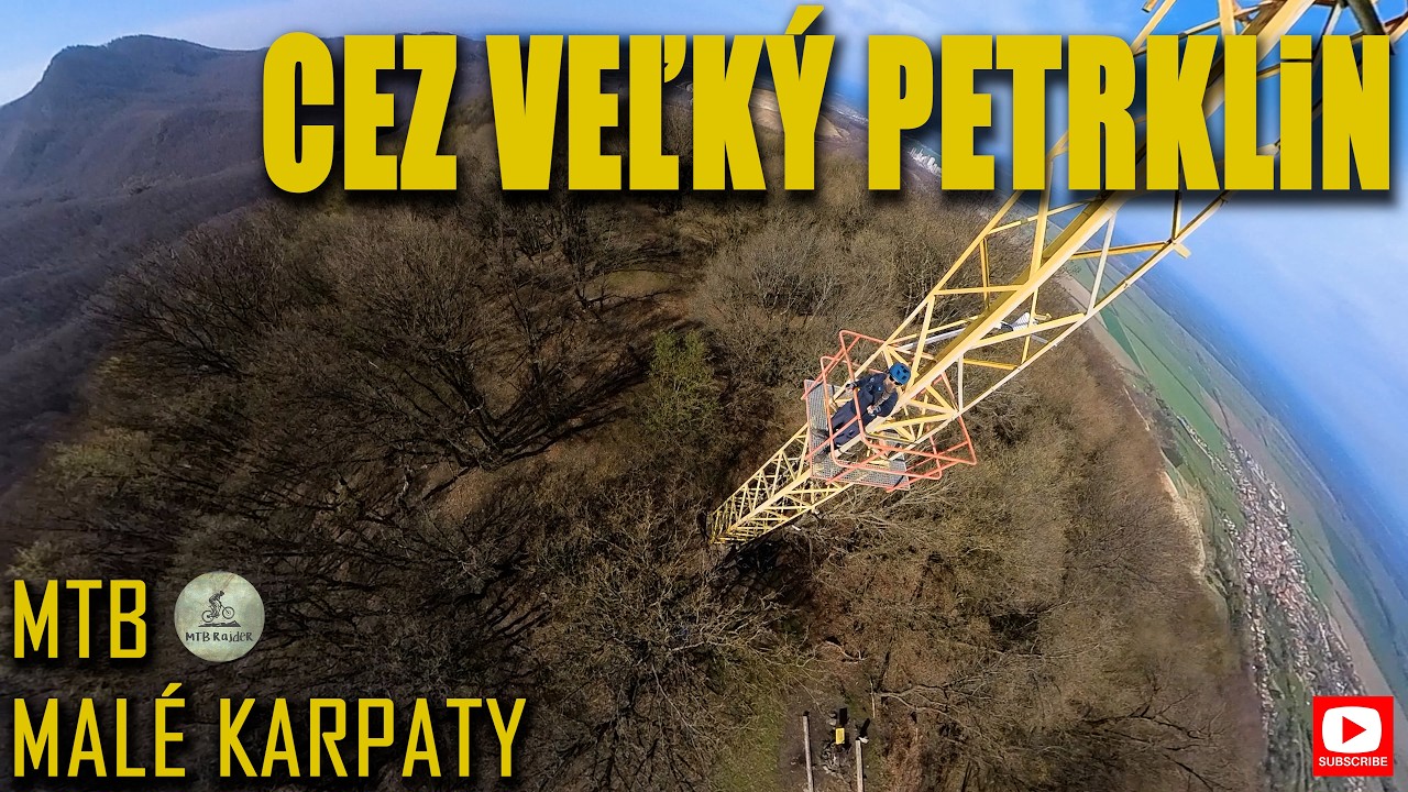 Na biku cez Veľký Petrklin - zjazd tým strmákom je dosť hustý / MTB Malé Karpaty / GoPro Hero 4K