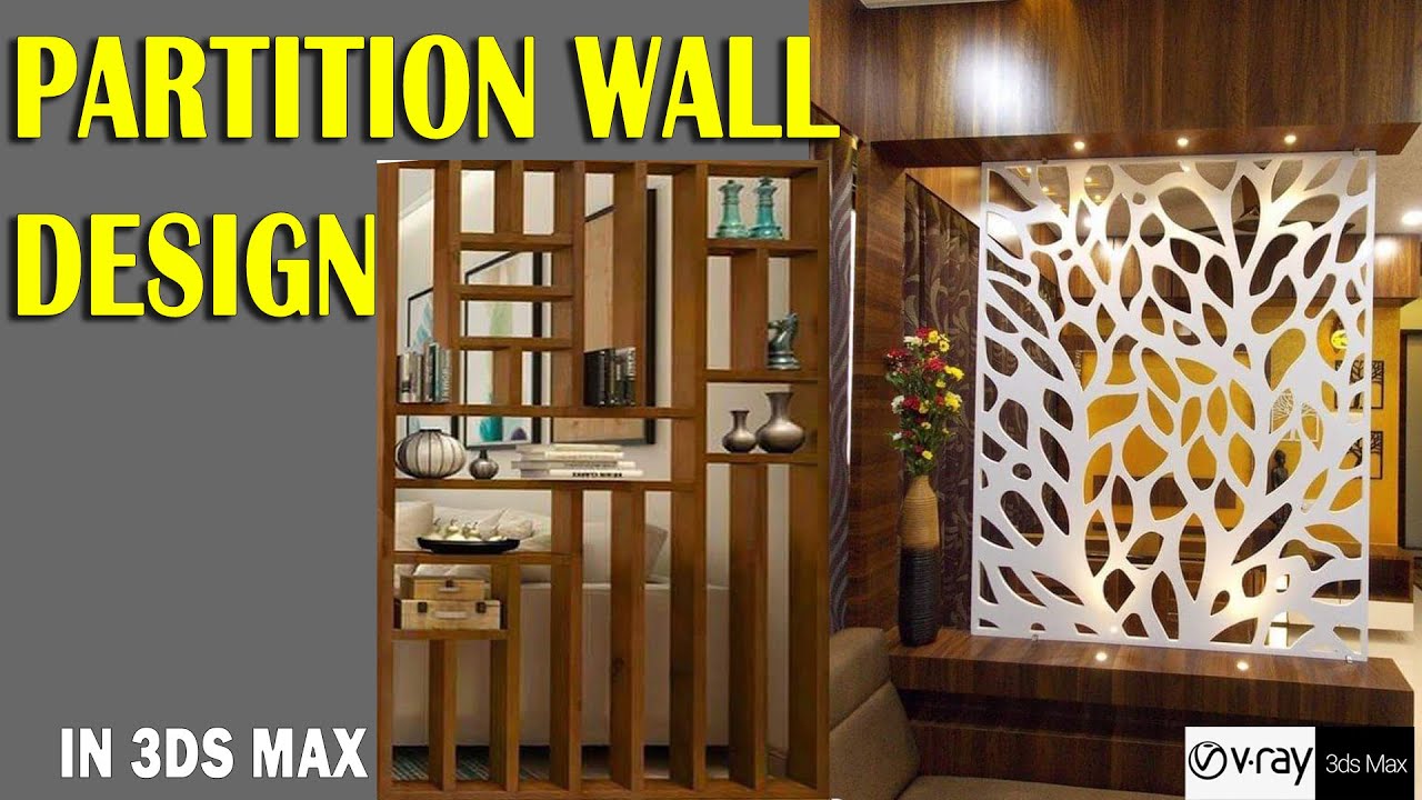 How to Create Partition wall Design in 3ds max
