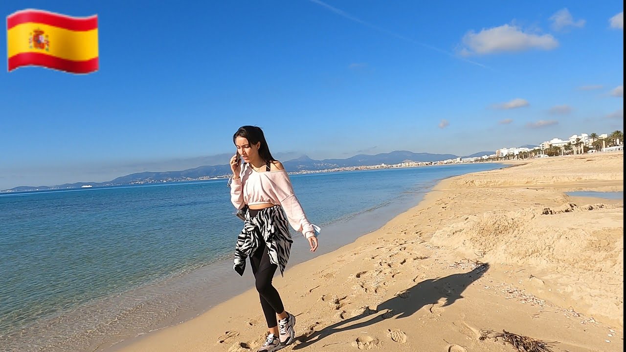 🇪🇸 Arenal 📷 Mallorca 🌊 Playa de Palma 🌴  December 16 ☀️🌡17°C | Walking tour from Ballermann 3 to 6