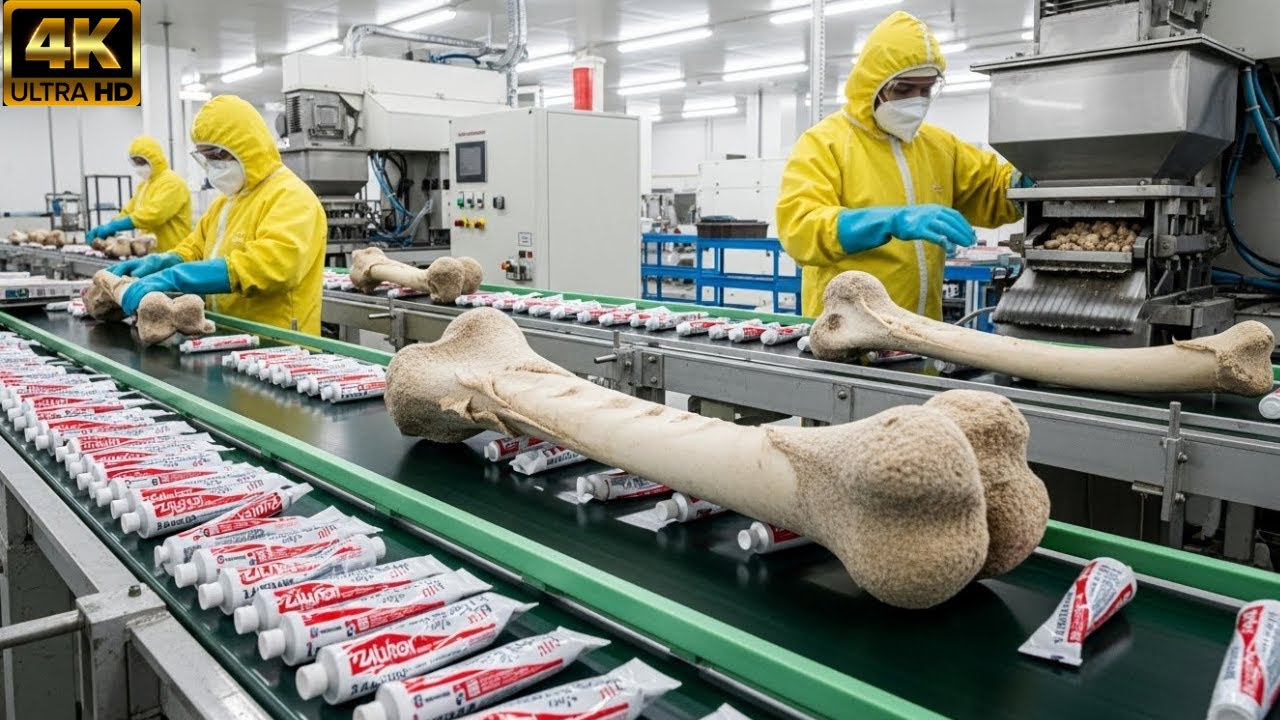 Inside the Toothpaste Factory &mdash; From Animal Bones to Toothpaste [FULL PROCESS]