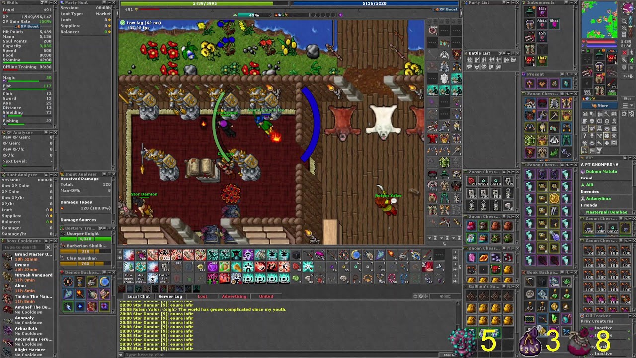 TIBIA Ferobra em Chamas