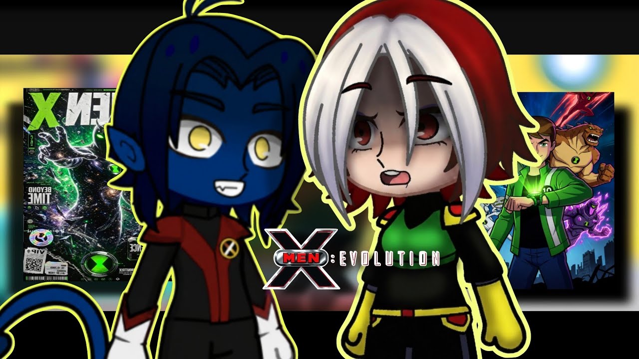 🧬X-MEN EVOLUTION: REACT TO HOW STRONG BEN 10 IS👽💢🇧🇷🇺🇸 | Gacha
