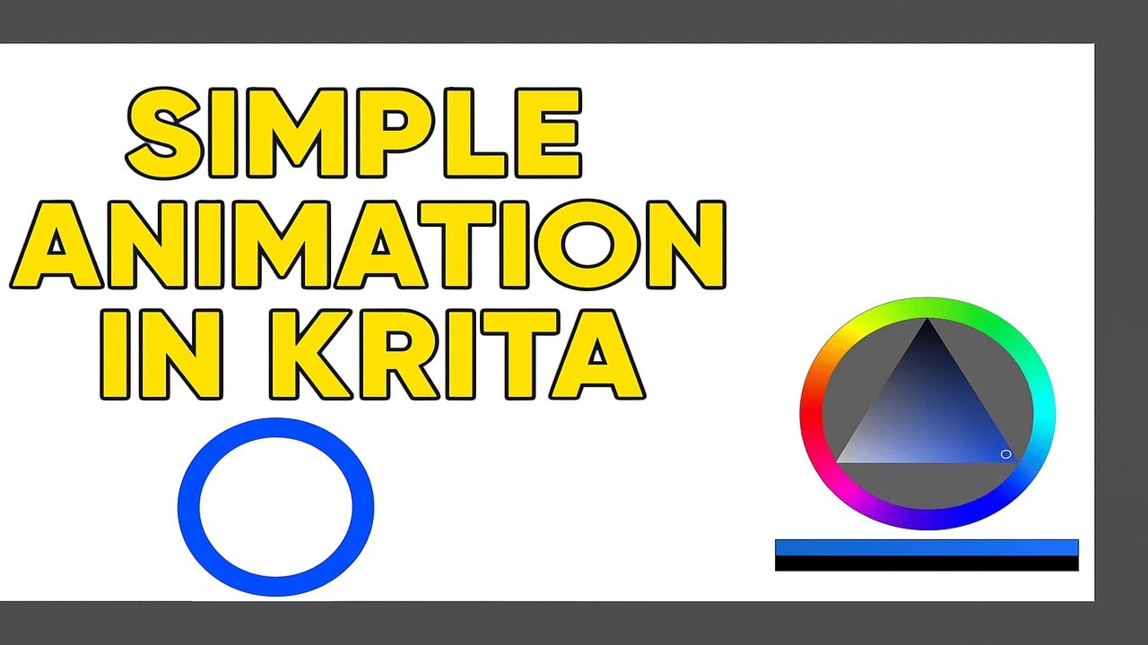 How To Make Simple Animation In Krita (UPDATED)