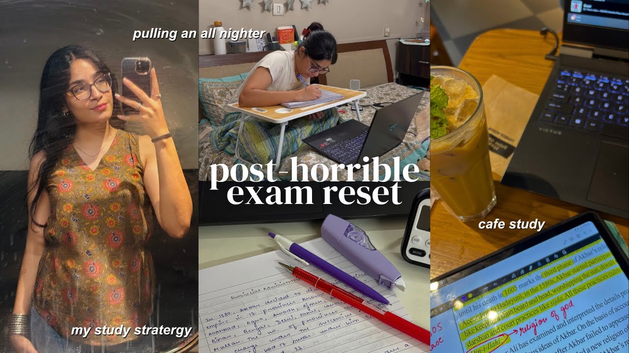 redeeming myself after bombing an exam lol | my study strategy, how i plan for exams etc ⋆˚꩜｡