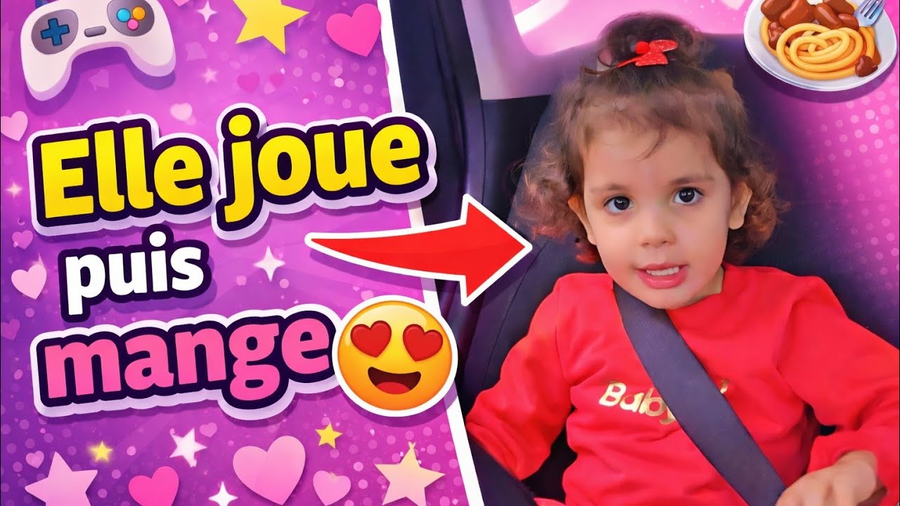 Une journée avec Lili : jeu et repas💕