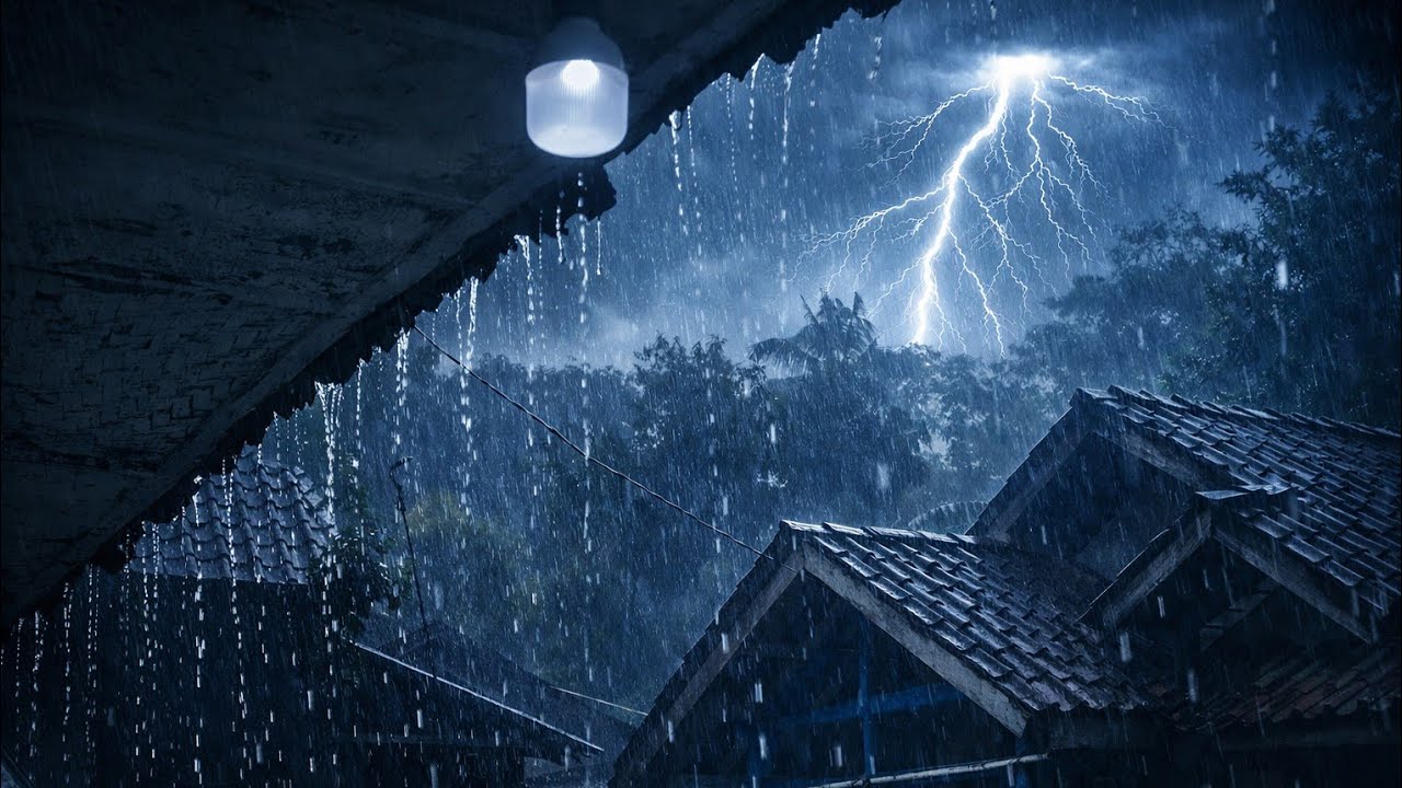 Super Heavy Rain for Instant Sleep 🌧️ Relieve Insomnia & Anxiety Instantly